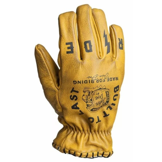 Кожени ръкавици JOHN DOE COYOTE LEATHER YELLOW/BLACK