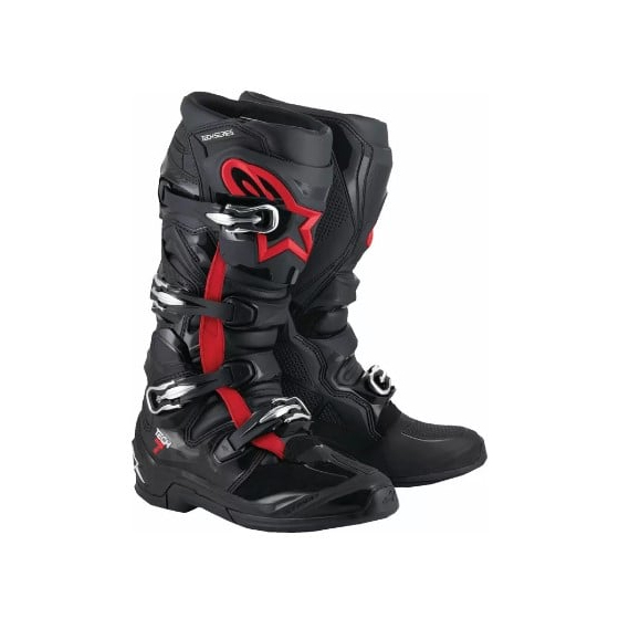 Мотокрос ботуши ALPINESTARS TECH 7 BLACK/RED FLUO C25