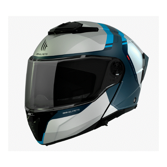 Отваряема каска MT ATOM 2 SV EMALLA C17 MATT BLUE