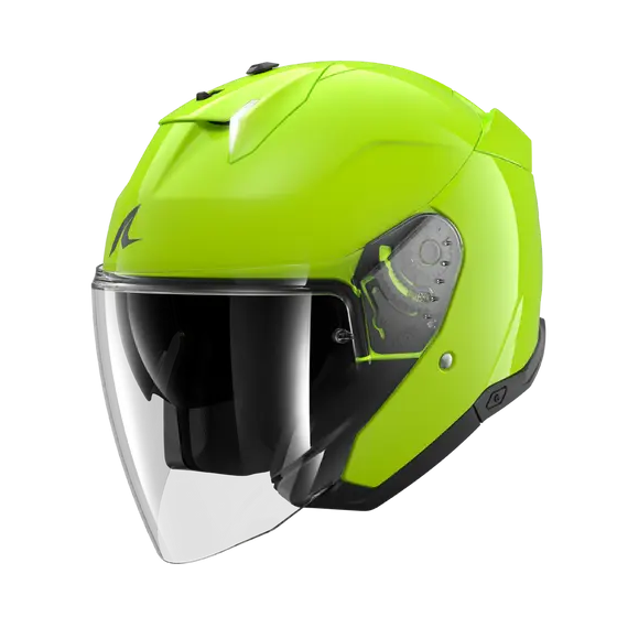 Каска за скутер SHARK SKWAL i3 JET BLANK Toxic Green
