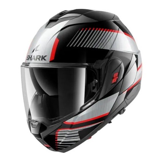 Модуларна каска SHARK OXO SIKTER Chrom Silver