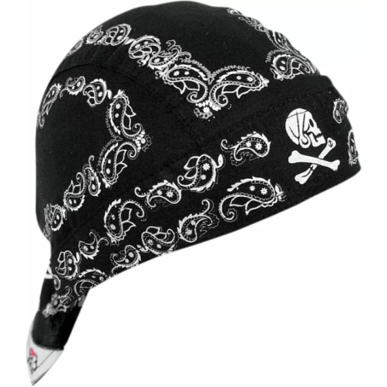 Кърпа за глава FLYDANNA BLACK PAISLEY