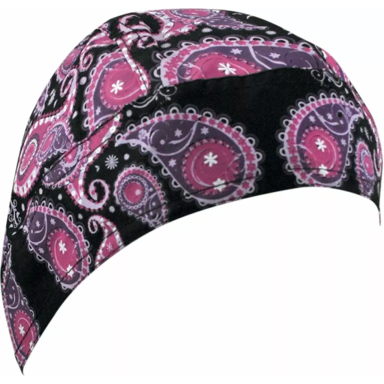 Кърпа за глава FLYDANNA PURPLE PAISLEY