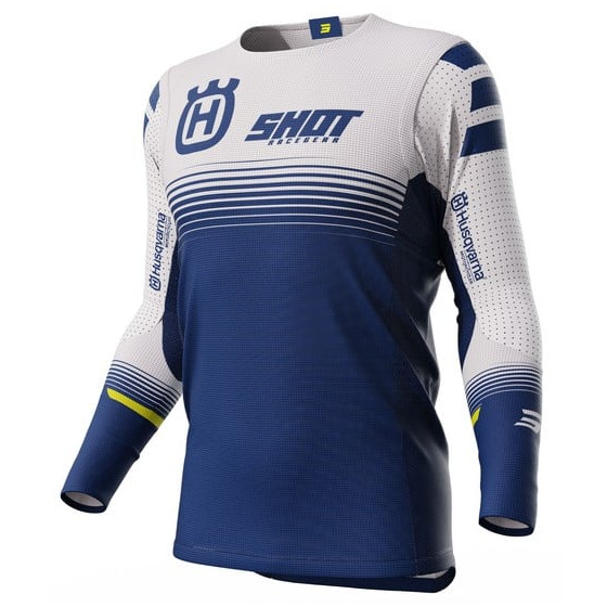 Мотокрос джърси SHOT Aerolite Husqvarna LTD 2023 Blue