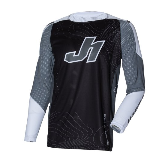 Мотокрос джърси Just1 J-Flex 2.0 Frontier Black/White