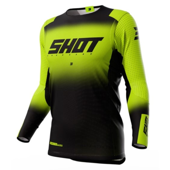 Мотокрос джърси SHOT Aerolite Ultima Neon Yellow