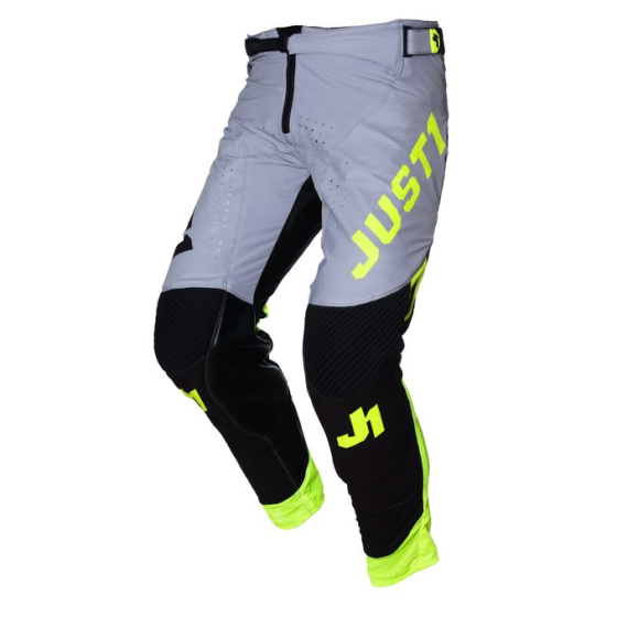 Мотокрос брич Just1 J-Flex 2.0 District Grey/Yellow Fluo/Black