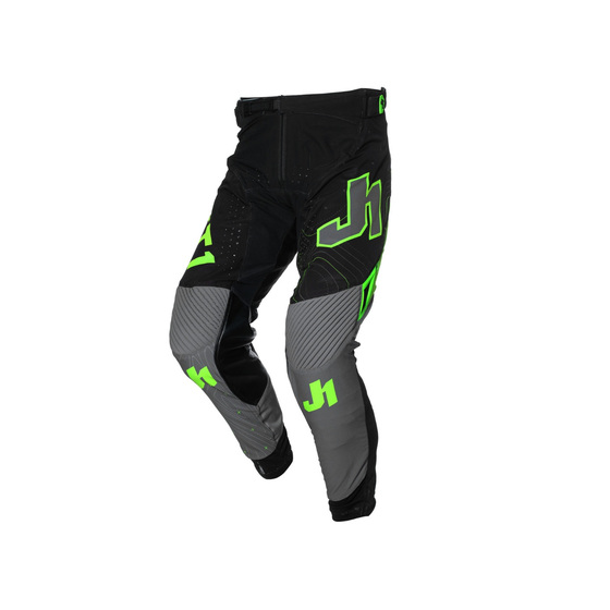 Мотокрос брич Just1 J-Flex 2.0 Frontier Grey/Green Fluo/Black