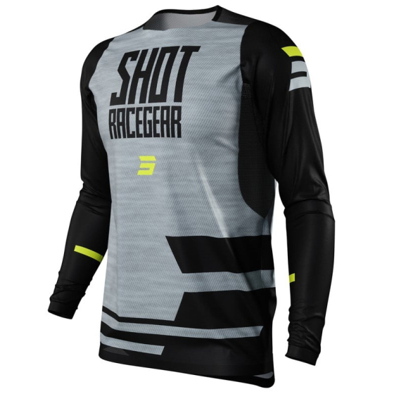 Мотокрос джърси SHOT Loom Grey