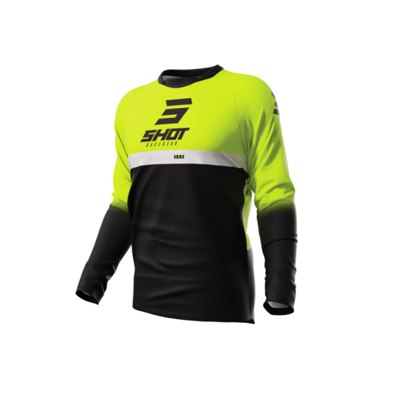Мотокрос джърси SHOT Devo Reflex Neon Yellow