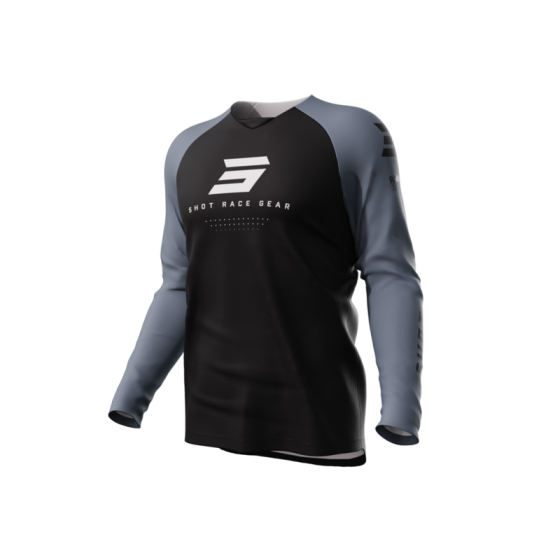 Мотокрос джърси SHOT Raw Escape Grey