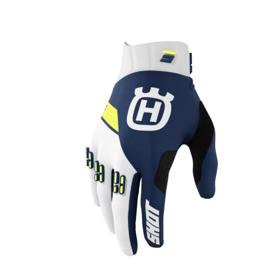 Мотокрос ръкавици SHOT Lite Husqvarna LTD 2023 Blue