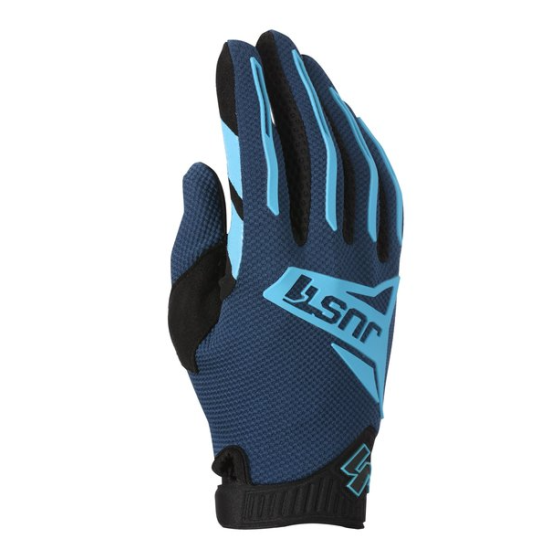 Мотокрос ръкавици Just1 J-Force 2.0 Navy Light Blue