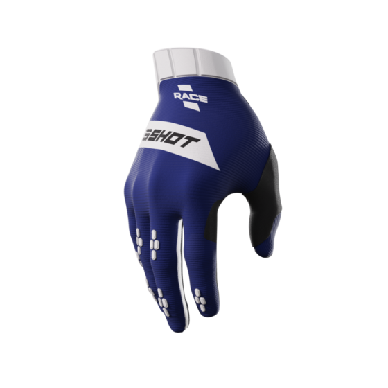 Мотокрос ръкавици SHOT Race Blue
