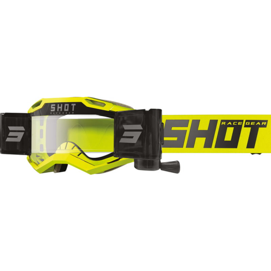 Мотокрос очила SHOT Iris 2.0 Solid Neon Yellow Roll-Off