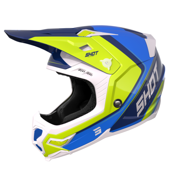 Мотокрос каска SHOT Core Fast Blue Pearly