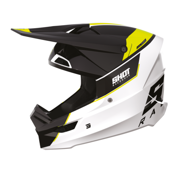 Мотокрос каска SHOT Furious Scope Neon Yellow Glossy