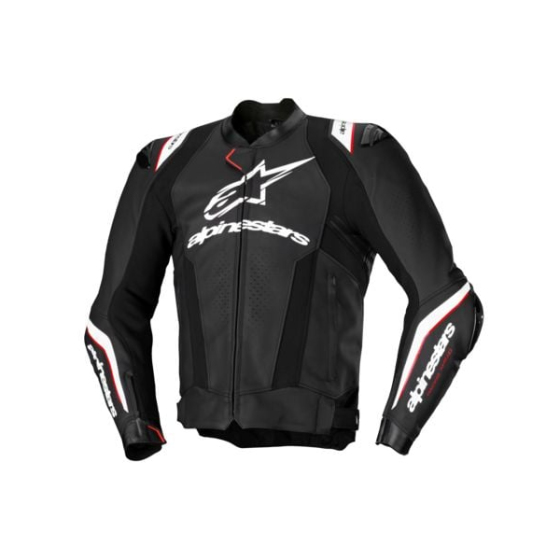 Кожено яке ALPINESTARS Missile V3 Ignition BLACK/WHITE