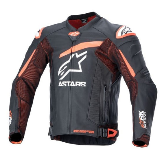Кожено яке ALPINESTARS GP PLUS R V4 RIDEKNIT BLACK/RED