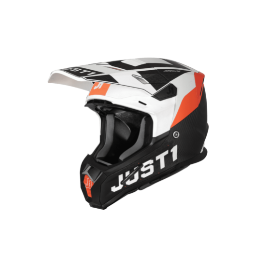 Mотокрос каска Just1 J-22 C Adrenaline Orange/Carbon Matt