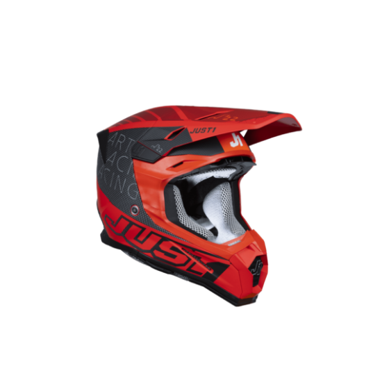 Mотокрос каска Just1 J-22 F Dynamo Black/Red