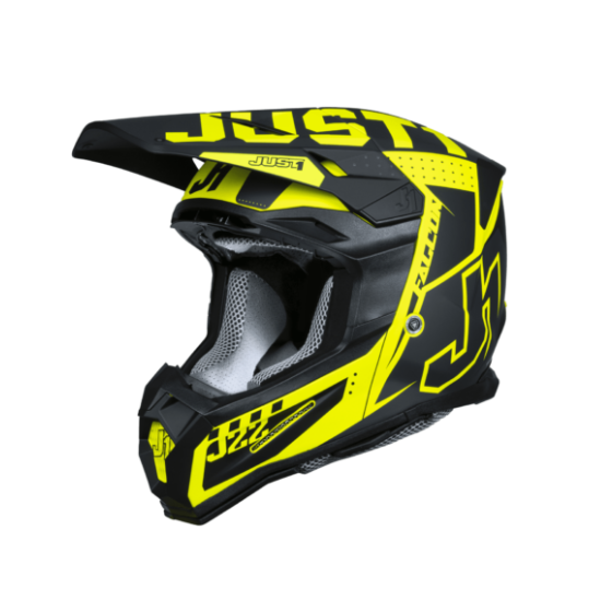 Mотокрос каска Just1 J-22 F Falcon Titanium/Black/Fluo Yellow