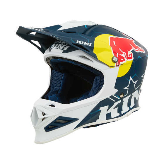 Мотокрос каска KINI RED BULL MXC1 1.0-BLUE/WHITE