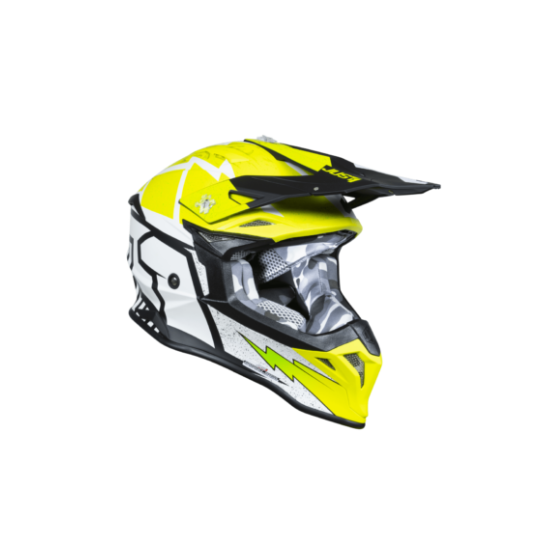 Mотокрос каска Just1 J-39 Poseidon Fluo Yellow/Black/White