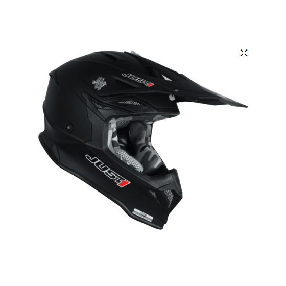 Mотокрос каска Just1 J-39 Solid Black Matt