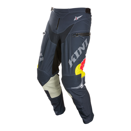Ендуро панталон KINI RED BULL EXC IN THE BOOT 1.0-BLUE/WHITE