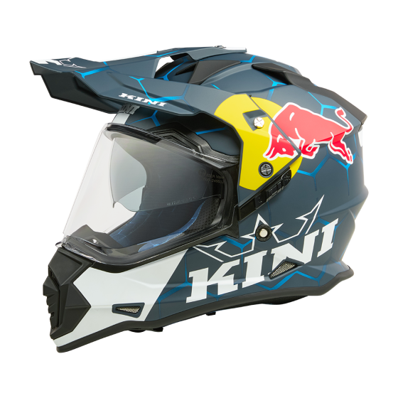 Ендуро каска KINI RED BULL ADV 1.0-BLUE/WHITE