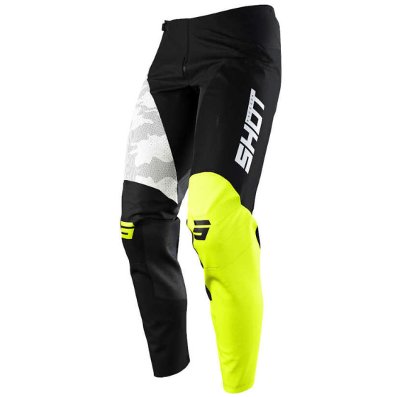 Мотокрос брич SHOT Camo Neon Yellow