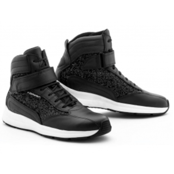 Дамски мото кецове Stylmartin Audax Glam WP Black/White