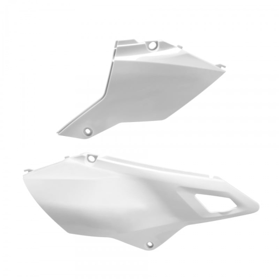 Странични рестайлинг панели POLISPORT Side Panels Restyling Suzuki DR-Z400 (2000-24) White
