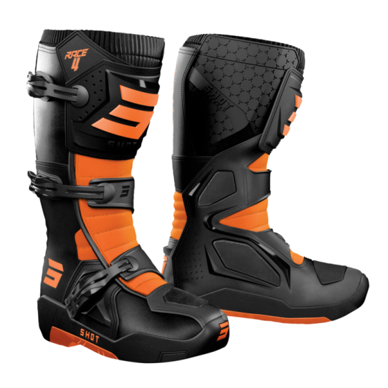 Ботуши SHOT Race 4 Black/Orange