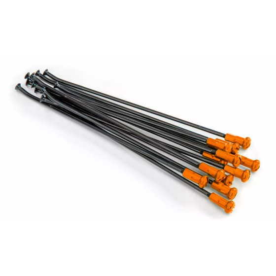 Спици KITE SPOKES 18 RR BK/OR NIP Orange