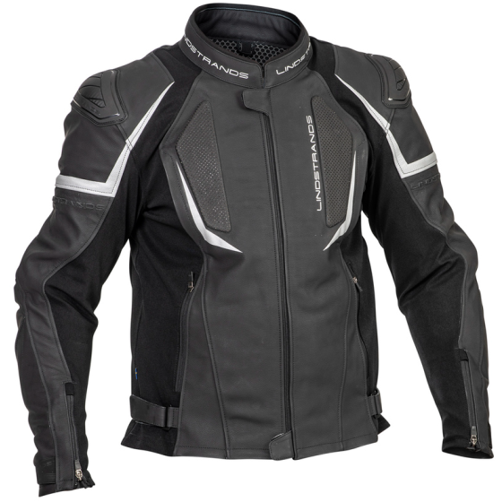 Кожено мото яке Lindstrands Sanden Black