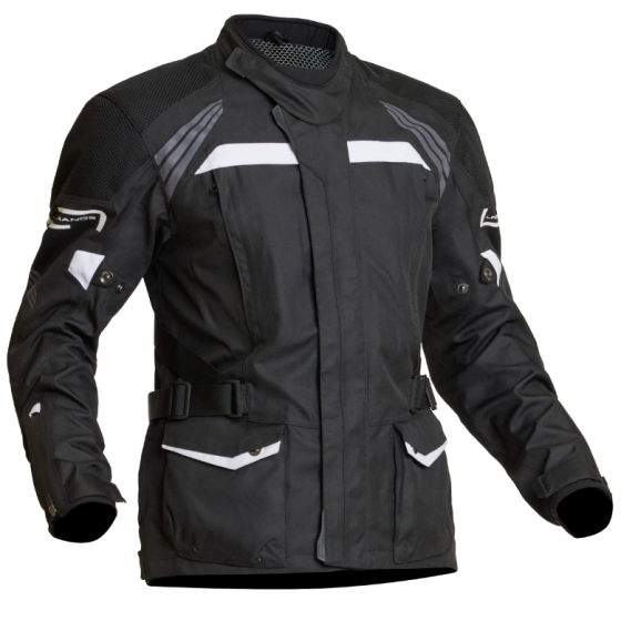 Текстилно мото яке Lindstrands Transtrands Black/White