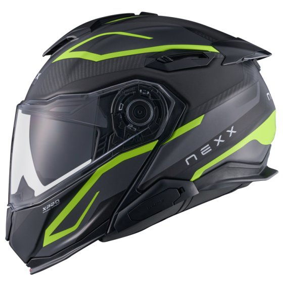 Каска NEXX X.LIFETOUR FLIP UP PRO MILE NEON GRAY