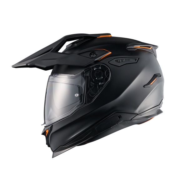 Адвенчър каска NEXX Y.TRAVL PLAIN BLACK