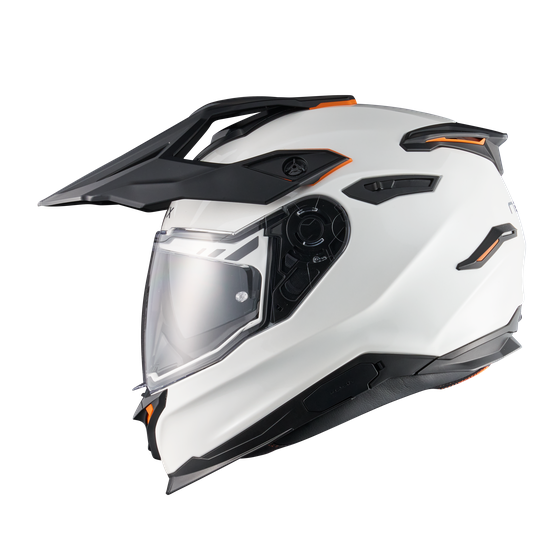 Адвенчър каска NEXX Y.TRAVL PLAIN WHITE