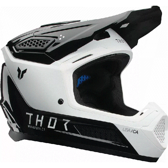 Мотокрос каска THOR FLEET STORM BLACK/WHITE