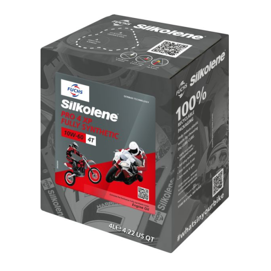 Масло FUCHS SILKOLENE PRO 4 10W60 - XP 4л