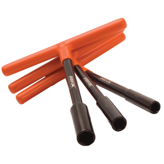 T-Bar Set RFX Pro (Black/Orange) - KTM &amp; Husqvarna 8mm/10mm/13mm