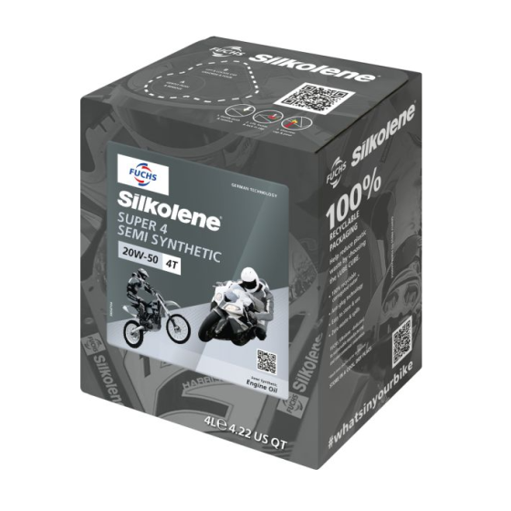 Масло FUCHS SILKOLENE SUPER 4 20W50 4L