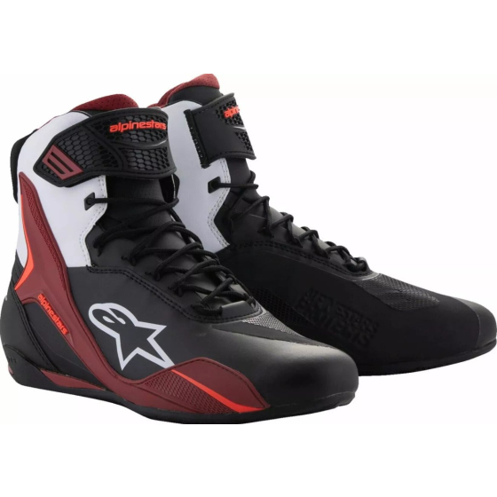 Мото боти ALPINESTARS FASTER-4 BK/WH/DK RD