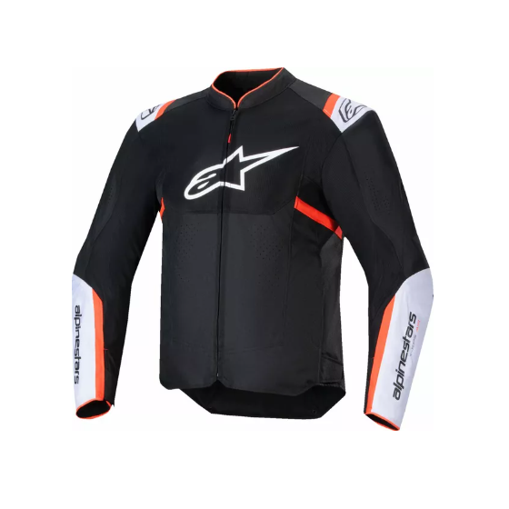 Текстилно мото яке ALPINESTARS T-SPS AIR V2 BLK/WHT/RED FLUO