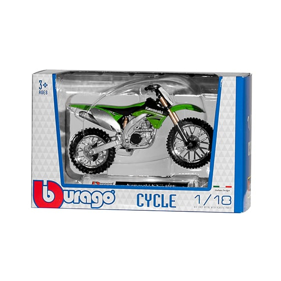 Мотоциклет играчка KAWASAKI CROSS 1:18