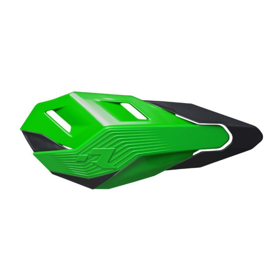 Предпазители за кормило RACETECH HP3 Cross/Enduro Green/Black