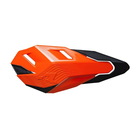 Предпазители за кормило RACETECH HP3 Cross/Enduro Orange/Black